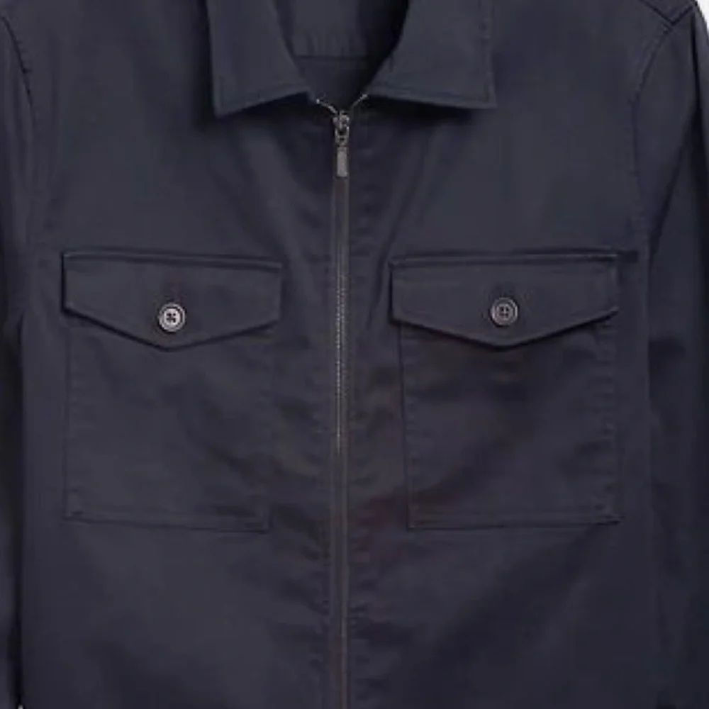 Banana Republic Men’s Rapid Movement Shirt Jacket Navy Medium